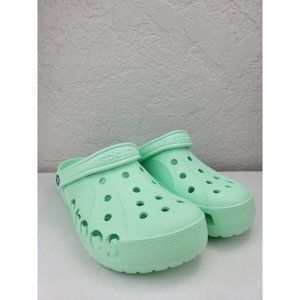 Crocs Baya Unisex Clog Sandals Comfort Mint women's size 10